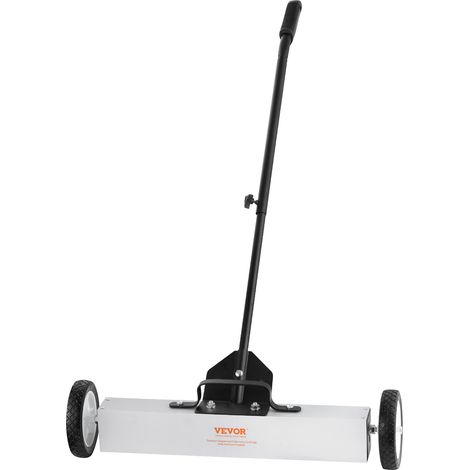 Balayeuse Magnétique 22,6 kg Balai Magnétique à Manche Télescopique 77-113 cm Outil de Ramassage à Aimant 745 mm avec Roues Collecteur Pièces Métalliques pour Nettoyage Atelier Garage Chantier (1/5)