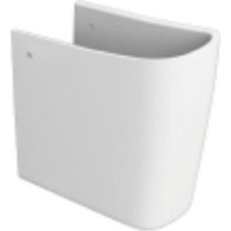 Dolomite Gemma2 semicolonna per lavabo bianco lucido codice prod: D521601