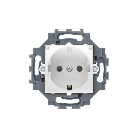 PRISE STD ALLEMAND 2P+T 16A IP40 BLANC GEWISS GW35203W
