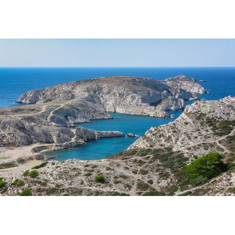 Tableau sur toile Frioul de haut 30x45 cm - Impression sur Toile Murale Décorative - Image imprimée en HD sur Toile - Toile sur Châssis en Bois FSC - Fabriqué en France (1/4)