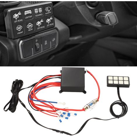 8-Schalter-Steuerbox, Touchpanel für Auto, Relais, LKW, ATV, UTV, Boot, Wohnmobil, Offroad-Umbau (1/5)