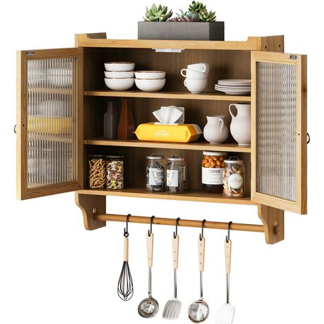 Geworzi Küchenschränkchen Badezimmerschrank Hängeschrank Wandschrank Küchenschrank Badregal (1/5)