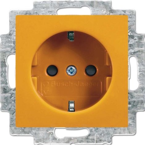 Busch-Jaeger Insert de prise SCHUKO® Safety+ orange - Busch-balance® SI (20 EUCB-14-914), 2CKA002013A5387