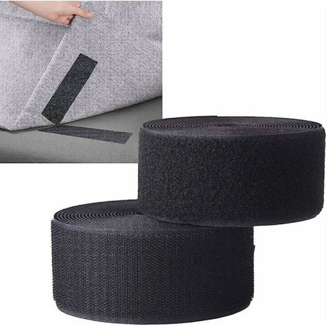 Velcro pour tissus et vêtements, Velcro à coudre, Velcro non adhésif pour les loisirs créatifs, le bricolage et les projets de couture (1/5)