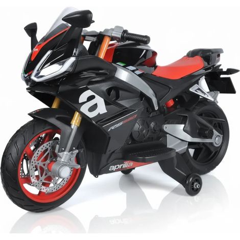 Aprilia RS660 Moto Elettrica per Bambini 12V - 3 a 6 anni - Nero (1/5)