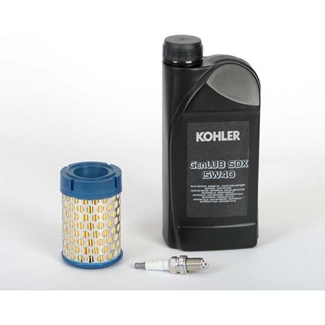 Kit di manutenzione per motore Kohler CH270 comprensivo di olio, candela e filtro aria - SDMO - RKS1 (1/2)