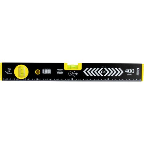 C.K T3591 400 Leichtmetall-Wasserwaage 400 mm (1/2)