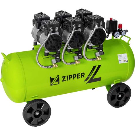 Compressore aria silenziato 90 lt 8 bar Zipper zi-com90si