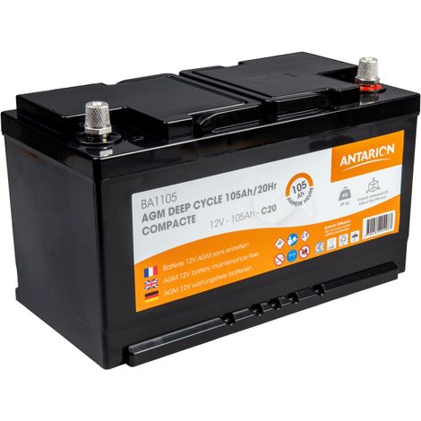 AGM-Batterie Kompakt 105Ah Antarion - Antarion