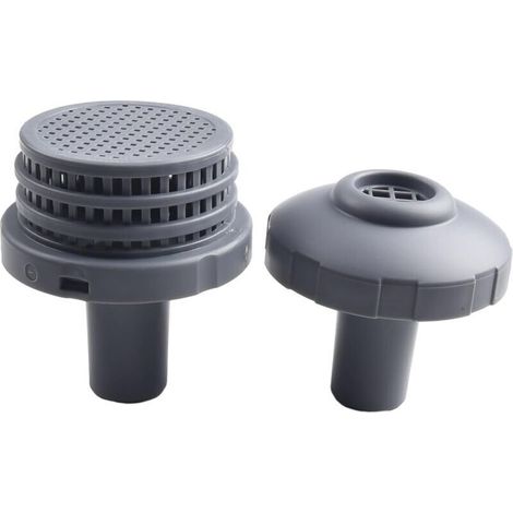 Kit de buse d'entrée d'eau Intex 32 mm avec raccord de filtre pour la gamme Easy Set. Kit de remplacement complet pour jets d'eau de piscines hors sol.