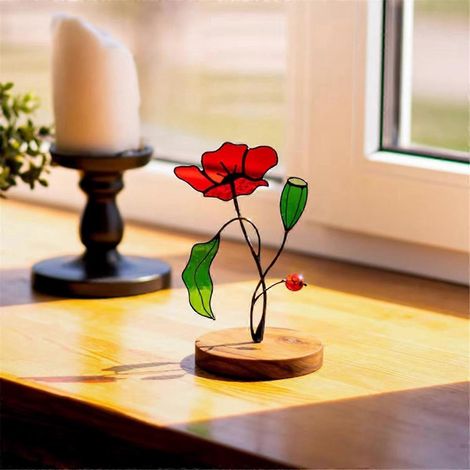 Bunter Sonnenfänger, Schreibtischdekoration, LeafC-Geschenk (1/5)