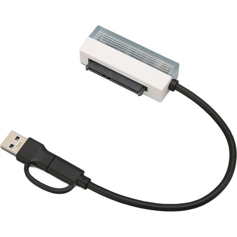Câble adaptateur USB vers SATA 6 Gbit/s, adaptateur USB 2.0/3.0 de type C vers disque dur SATA 2,5 pouces (1/5)