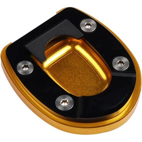 (Or) Compatible avec Vespa GTS300 GTV GTS 300 250 2023 - Accessoires moto - Béquille latérale CNC - Extension - Plaque de support maxpower (1/4)