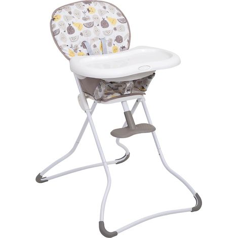 Graco - Snack N' Stow Seggiolone pappa - leggero, pieghevole e compatto, da circa 6 mesi a 3 anni (max. 15 kg), fantasia Fruitella (1/4)