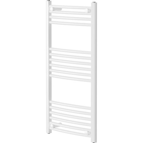 Marco White 1000mm x 500mm Curved Heated Towel Rail (1/5)