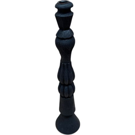 Light & Living Kerzenständer 'Adana' aus Holz, Schwarz, 35 cm (1/2)