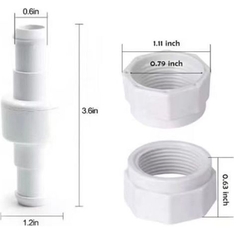 Pièces de rechange pour Robot de nettoyage de boule de tuyau souple de piscine Polaris compatible Compatible avec 280 3900 pièces D20, (1/4)