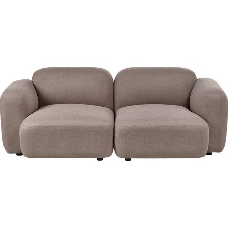Sofa 3 Seater AFOSS Fabric Taupe