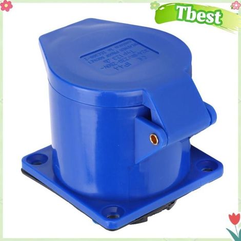 Prise de courant industrielle 3 broches 32A 220 250V, antidéflagrante, avec Construction en laiton ABS, pour usage industriel (1/4)