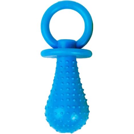 Jouet à mâcher en caoutchouc forme biberon pour chien pour soulager les dents des chiots
