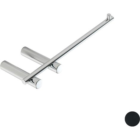 STILHAUS Hashi porta rotolo nero opaco codice prod: 000HS1123