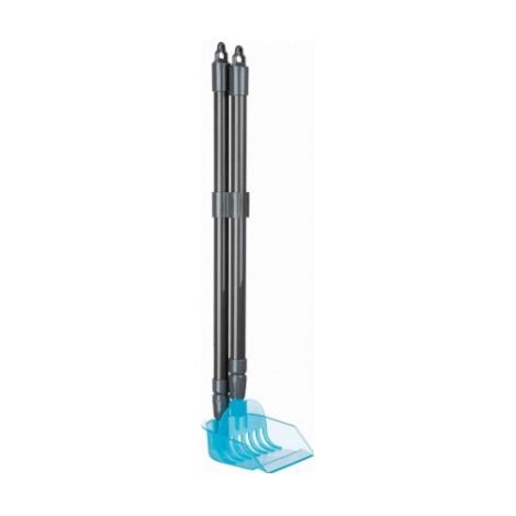 Pelle avec râteau ramasse crottes – Manche télescopique – Plastique – 23650 – Trixie