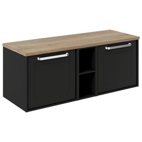 Crosswater Infinity Plan sous vasque - 121x45.5x18cm - Windsor Oak