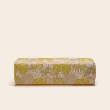 Banc en Bois et jacquard Alisia ARNEL