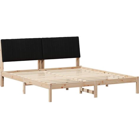 Maison Exclusive - Estructura de cama Marrón 180 x 200 cm Madera (1/5)