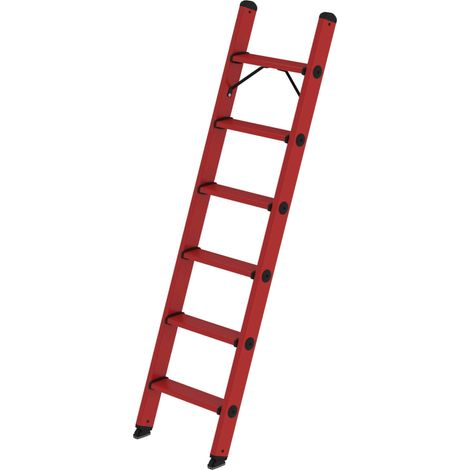 MUNK GFK- Stufen- Anlegeleiter mit 6 Stufen ohne Traverse