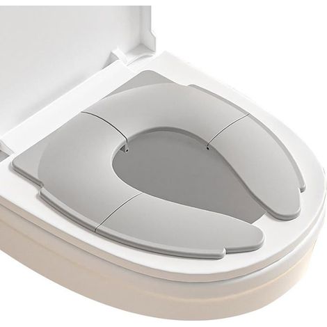 1 Anneau de toilette, Pliable, Antidérapant, Polypropylène, Sac de rangement, Pour enfants (1/5)