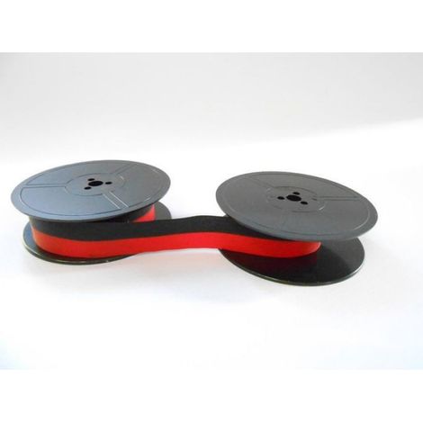 Lot de 4 Ruban de Machine à écrire GR1, Compatible avec Manuelle à Double Bobine GR4 GR1 Groupe 4, Couleur Rouge et Noir (1/4)