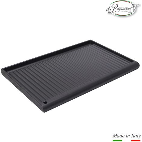 Bistecchiera in ghisa smaltata casa cucina barbecue in diverse misure scegli la misura : 59,5x38 cm