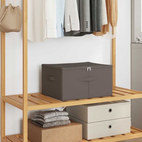 Caja de Almacenamiento 6 pcs Gris 43 x 34 x 23 cm