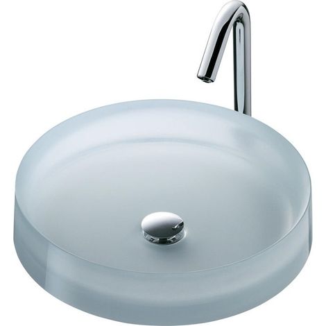 Vasque à poser LUMINIST / R Vasque à poser ronde Crystal snow TOTO