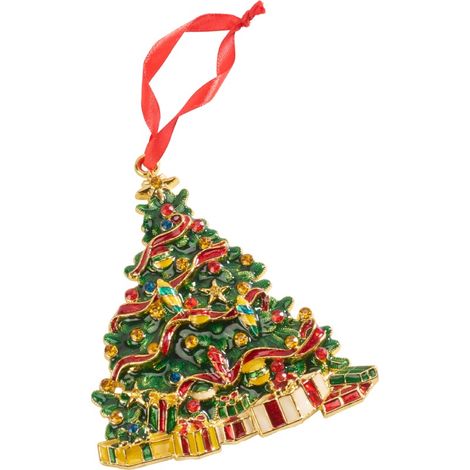Colgante de árbol de Navidad de metal, accesorios de collage de invierno Villeroy & Boch