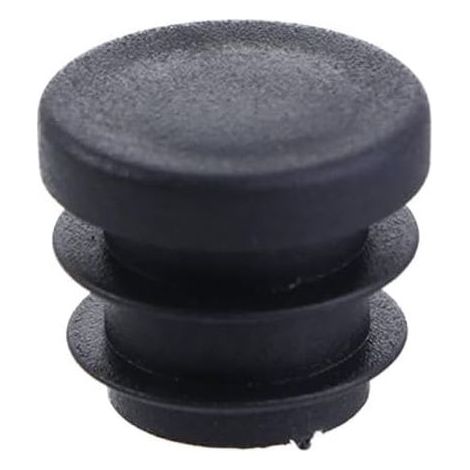 Lot de 10 capuchons à lattes rondes de 16 mm, capuchons à lattes en tube rond, capuchons de chaise ronds en plastique, capuchons à ailes rondes, protection parfaite pour les meubles et les sols (1/5)