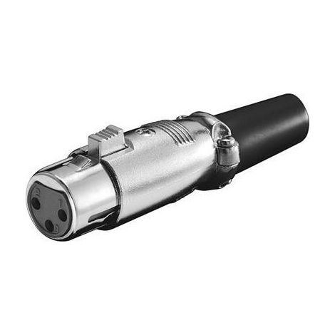 Goobay Microphone Jack - Conector (3pin, Negro, 1 Pieza(s)) (1/2)