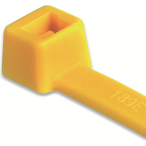 HellermannTyton 116-05414 T80L-N66-YE-C1 Kabelbinder 390 mm 4.60 mm Gelb 100 St. (1/5)