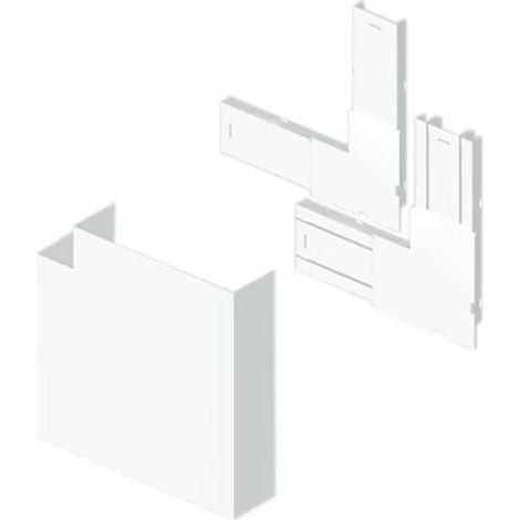Unex 93224-2 U24X Ángulo Plano - 50 mm Alto X 150 mm Ancho - Blanco