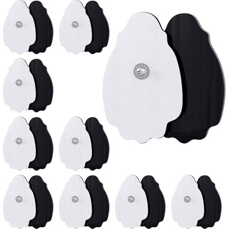 Électrodes de rechange TENS/EMS (20 pièces par paquet), réutilisables compatibles avec MEDVICE et Belifu EMS. (1/5)