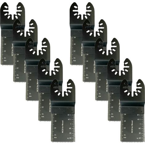 10-teiliges Zubehör für Multifunktions-Sägeblätter, 34-mm-Multifunktions-Sägeblätter, universelle Multifunktions-Oszillationswerkzeuge (1/5)