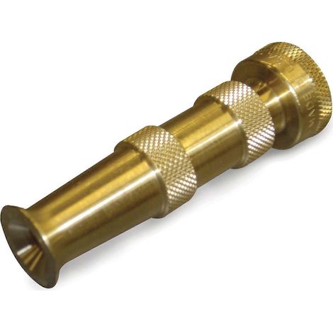 2025 Newest Model 12380 Heavy Duty Brass Adjustable Hose Nozzle (1/4)
