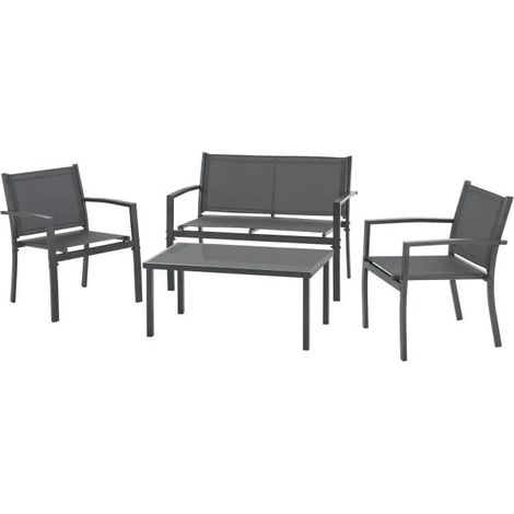 Mueble de jardín no-name cebu acero 59x103 cm gris