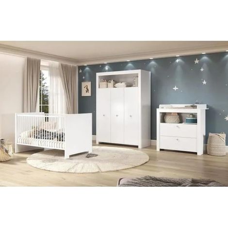 Trend-team Olivia Babyzimmer Weiß Funktionell