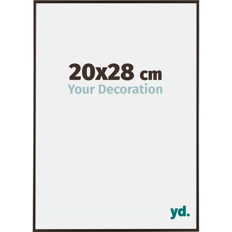 yd. - Cadre photo 20x28 - Anthracite - Plastique - Evry