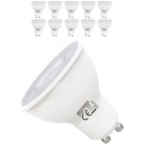 Lot de 10 ampoules LED spot 4W GU10 (Eq. 32W) 4200K (1/4)