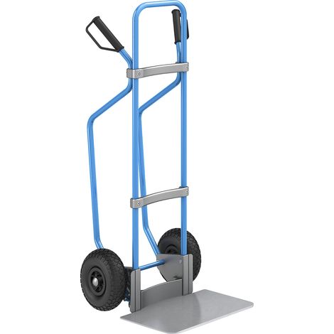 eurokraft pro, Diable avec semelles, bleu, l x p bavette 450 x