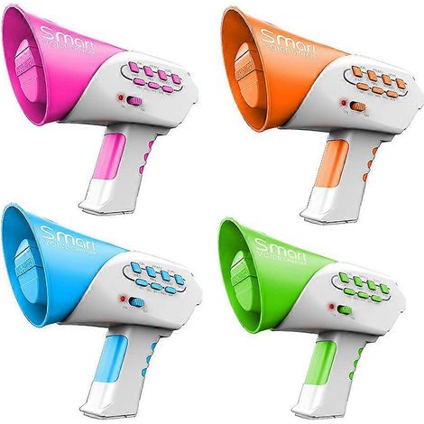 Jouet vocal de couleur aléatoire pour enfant, changeur de sons, haut-parleur vocal amusant et créatif, changement de canal, haut-parleur portable multicanal amusant, chanson à faire soi-même pour enfa (1/3)