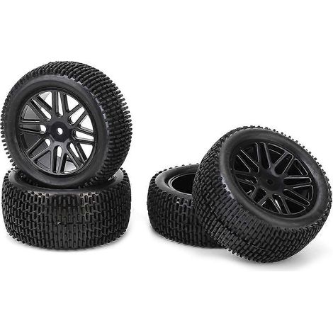 Pneu de remplacement 85mm 4 pièces pour voiture RC 1/10, accessoire de modification universel, pneus tout-terrain robustes (1/5)